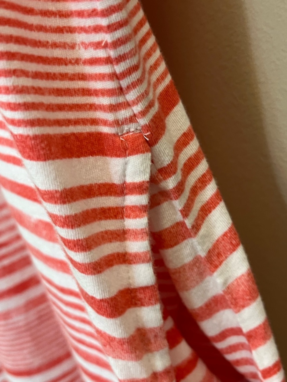 Lauren Ralph Lauren red white stripe short sleeve hooded mini dress small - Picture 6 of 7